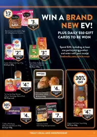 Foodworks catalogue week 33 Page 9: Cadbury Breakaway Milk Chocolate Biscuits €4,00, Mighty Soft Raisin Toast €4,50