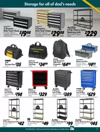 Bunnings catalogue Page 5: Montgomery 5 Tier Shelving Unit €49,00, Pinnacle 5 Tier Shelving Unit €99,00