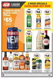 IGA Liquor catalogue Page 1: La Vieille Ferme Range or Little Giant Range €18,00