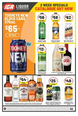 IGA Liquor (valid until 25-08)