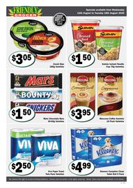 Friendly Grocer catalogue week 33 Page 2: Mars Chocolate Bars Varieties €1,50, Kleenex Complete Clean Toilet Roll €4,99