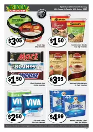 Friendly Grocer catalogue week 33 Page 2: Mars Chocolate Bars Varieties €1,50, Kleenex Complete Clean Toilet Roll €4,99
