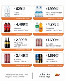 Catálogo El Milagro Mayorista semana 33 Página 20: Sprite - Fanta gaseosas €4.275,00, Coca cola gaseosa €4.499,00