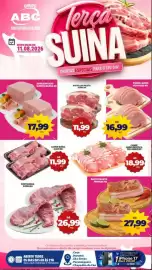 Catálogo Supermercados ABC Página 1: Carne suina €11,99, Barra - apresuntado suinco €17,99
