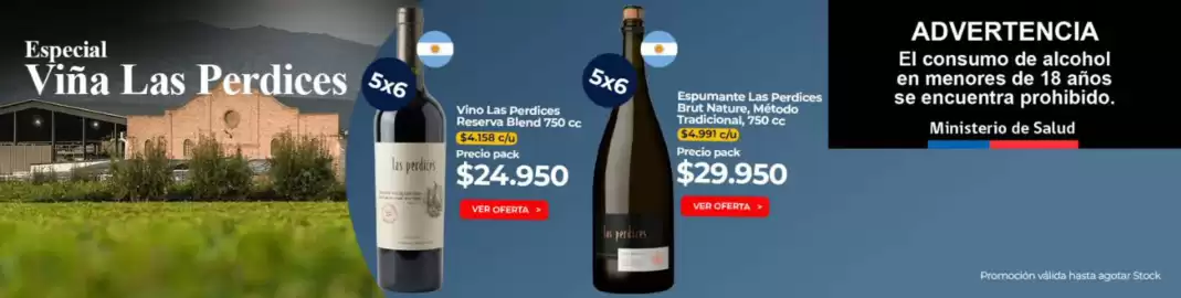 Catálogo Supermercado Diez Página 2: Vino las perdices reservable blend €24.950,00, Brut - espumante las perdices €29.950,00