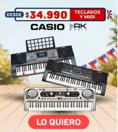 Catálogo Casa Royal Página 2: Casio - teclados y midi €34.990,00