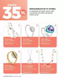 Catálogo Cristian Lay semana 33 Página 46: 57258-2 anillos €66,99, 57547-2 gargantilla €59,99