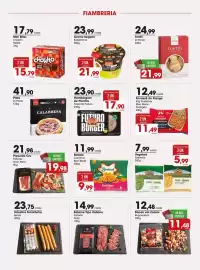 Encarte Zaffari Página 10: Pizza di paolo calabresa €41,90, Creme vegano substância €21,99