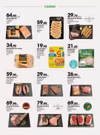Encarte Zaffari Página 11: Sobrecoxa de frango €21,85, Rocambole de frango recheado €34,90