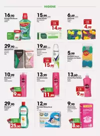 Encarte Zaffari Página 15: Desodorante Clinical Rexona €29,90, Creme Dental Boni Natural €14,99