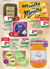Dino gazetka tydzień 33 Strona 13: Herbatka ziołowa pokrzywa Legalne Ziółka €7,49, Herbata czarna ekspresowa Minutka €3,95