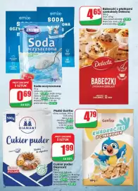 Dino gazetka tydzień 33 Strona 16: Soda oczyszczona Gellwe €0,69, Babeczki z płatkami czekolady Delecta €4,65