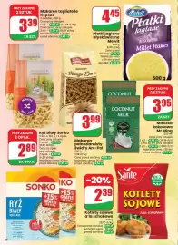 Dino gazetka tydzień 33 Strona 20: Makaron tagliatelle Kopcza €3,39, Mleczko kokosowe Mr. Ming €3,95