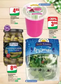 Dino gazetka tydzień 33 Strona 25: Korniszony w zalewie słodko-kwaśnej Helcom €8,49, Chłodnik z buraczków Grześkowiak €4,85