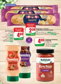 Dino gazetka tydzień 33 Strona 26: Bagietka z masłem i czosnkiem BakerVille €2,39, Ketchup smakowy Kotliński czosnek €4,99