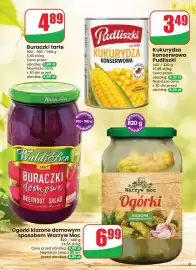 Dino gazetka tydzień 33 Strona 33: Ogórki kiszone domowym sposobem Warzyw Moc €6,99, Buraczki domowe tarte WaldiBen €4,89