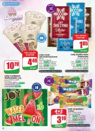 Dino gazetka tydzień 33 Strona 38: Lody multipack Watermelon Joy 6-pak €10,79, Lody na patyku Oskar €2,12