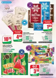 Dino gazetka tydzień 33 Strona 38: Lody multipack Watermelon Joy 6-pak €10,79, Lody na patyku Oskar €2,12