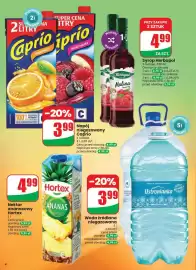 Dino gazetka tydzień 33 Strona 4: Syrop Herbapol o smaku malinowym €4,99, Napój niegazowany Caprio pomarańcza €3,99