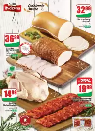 Dino gazetka tydzień 33 Strona 43: Szynka Wykwintna Agro Rydzyna €36,99, Filet maślany z indyka Agro Rydzyna €32,99