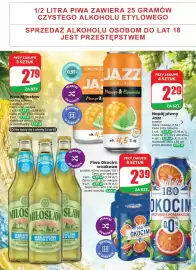 Dino gazetka tydzień 33 Strona 57: Napój piwny Jazz Mango & Limonka €2,29, Piwo bezalkoholowe Miłosław Matcha & Yuzu €2,79