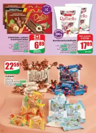 Dino gazetka tydzień 33 Strona 6: Czekolada mleczna z całymi orzechami laskowymi Deliss €4,59, Cukierki Konafetto luz €22,59