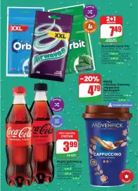 Dino gazetka tydzień 33 Strona 65: Napój mleczno-kawowy Cappuccino Mövenpick €4,79, Guma do żucia Orbit Peppermint XXL €4,99