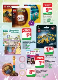 Dino gazetka tydzień 33 Strona 71: Klocki Lego Technic potężne maszyny €17,99, Lego saszetka €9,55