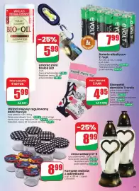 Dino gazetka tydzień 33 Strona 73: Latarka mini brelok LED €5,99, Baterie alkaliczne E-Volt Aa LR6 €7,99