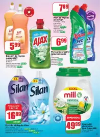 Dino gazetka tydzień 33 Strona 83: Płyn do mycia wc Tytan zielony €7,89, Balsam do mycia naczyń Liff brzoskwiniowy €5,99