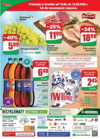 Dino gazetka tydzień 33 Strona 85: Boczek wieprzowy bez kości €11,99, Piwo Żywiec €2,45