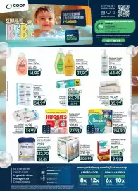 Catálogo Drogaria Coop semana 33 Página 1: Fralda infantil descartável Pampers Confort Sec €134,90