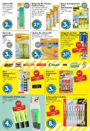 Catálogo TEDi Página 10: Bic boligrafo 4colors mineral tones €2,55, Uhu barra de pegamento bob esponja €3,00