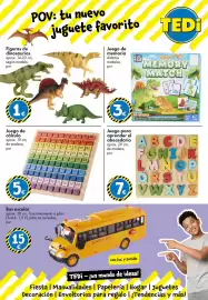 Catálogo TEDi Página 15: Juego para aprender el abecedario €7,00, Juego de cálculo €5,00