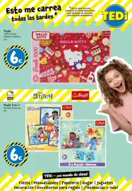Catálogo TEDi Página 4: Puzle €6,00, Puzzle 3 en 1 €6,00