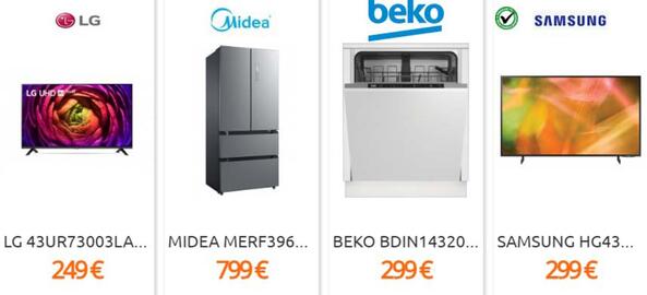 Folleto Eureka Electrodomésticos semana 33 Página 2: Samsung - hg43 €299,00, Lg - 43ur73006la €249,00