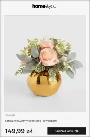 Home&You gazetka Strona 5: Sztuczne kwiaty w doniczce home & you Flowerglam €149,99