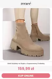 Renee magazyn Strona 7: Botki sztyblety na słupku z dopasowaną cholewką Renee €159,99
