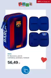Smyk gazetka Strona 6: Piórnik rozkładany podwójny Astra FC Barcelona niebieski €56,49