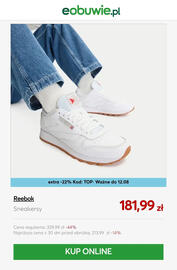 Eobuwie gazetka Strona 10: Sneakersy Reebok €181,99