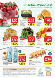 SPAR Gourmet Flugblatt Seite 12: SPAR enjoy Halbbaguette mit Prosciutto €3,79, Spar Nektarinen €1,70