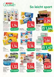 SPAR Gourmet Flugblatt Seite 10: Tann Kalbsleberstreichwurst €1,04, Galbani Mozzarella €1,14