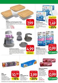 Eurospar Flugblatt Seite 20: Spar Alufolie €10,99, III Rotho Glasdosen €7,99