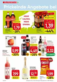 Eurospar Flugblatt Seite 10: Elly Rosé Aperitif €7,99, Fentimans Limonade €3,32