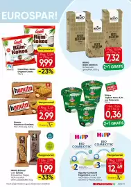Eurospar Flugblatt Seite 11: Casali Rum-Kokos €9,99, Hi! Nuts Erdnuss €1,99
