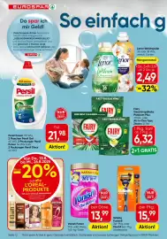 Eurospar Flugblatt Seite 12: Fairy Geschirrspültabs Platinum Plus €6,32, Gillette Fusion5 Rasierer €15,99