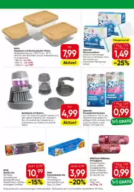 Eurospar Flugblatt Seite 20: Spar Alufolie €10,99, III Rotho Glasdosen €7,99