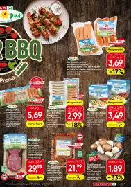 Eurospar Flugblatt Seite 7: Spar Natur pur Bio-Rinder-Gusto-Steak €29,99, Bad Blumauer Bio-Champignon Mix €1,89