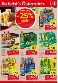 Spar Flugblatt Seite 2: Puntigamer das "bierige" Bier €0,79