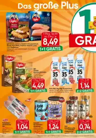 Spar Flugblatt Seite 4: Südobst Bio Gemüse-konserven €1,24, Nöm PRO 35g High Protein Drink €1,14